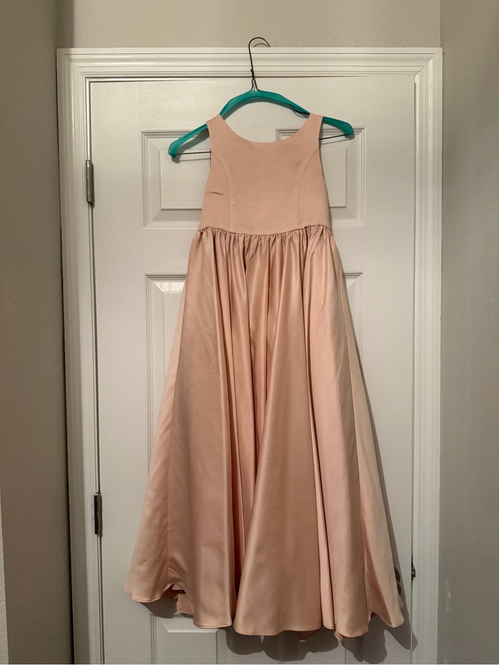 Azazie Girls' Blush Bow-Back Formal Dress - Picture 2 of 3